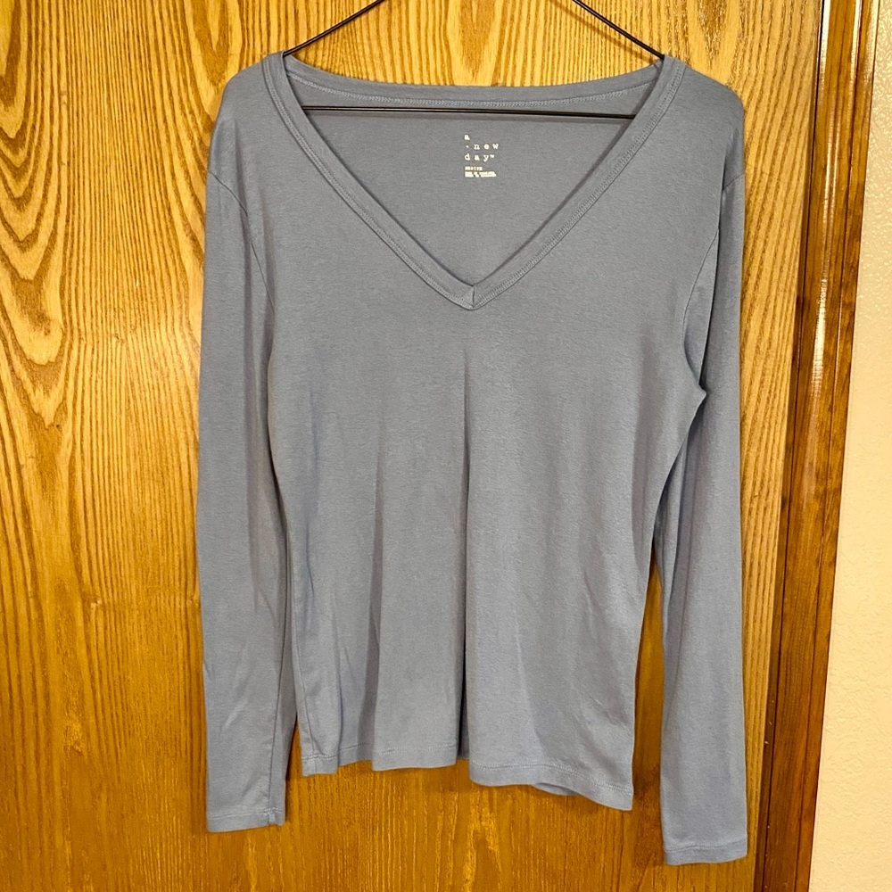 A New Day light blue Long Sleeve Tee